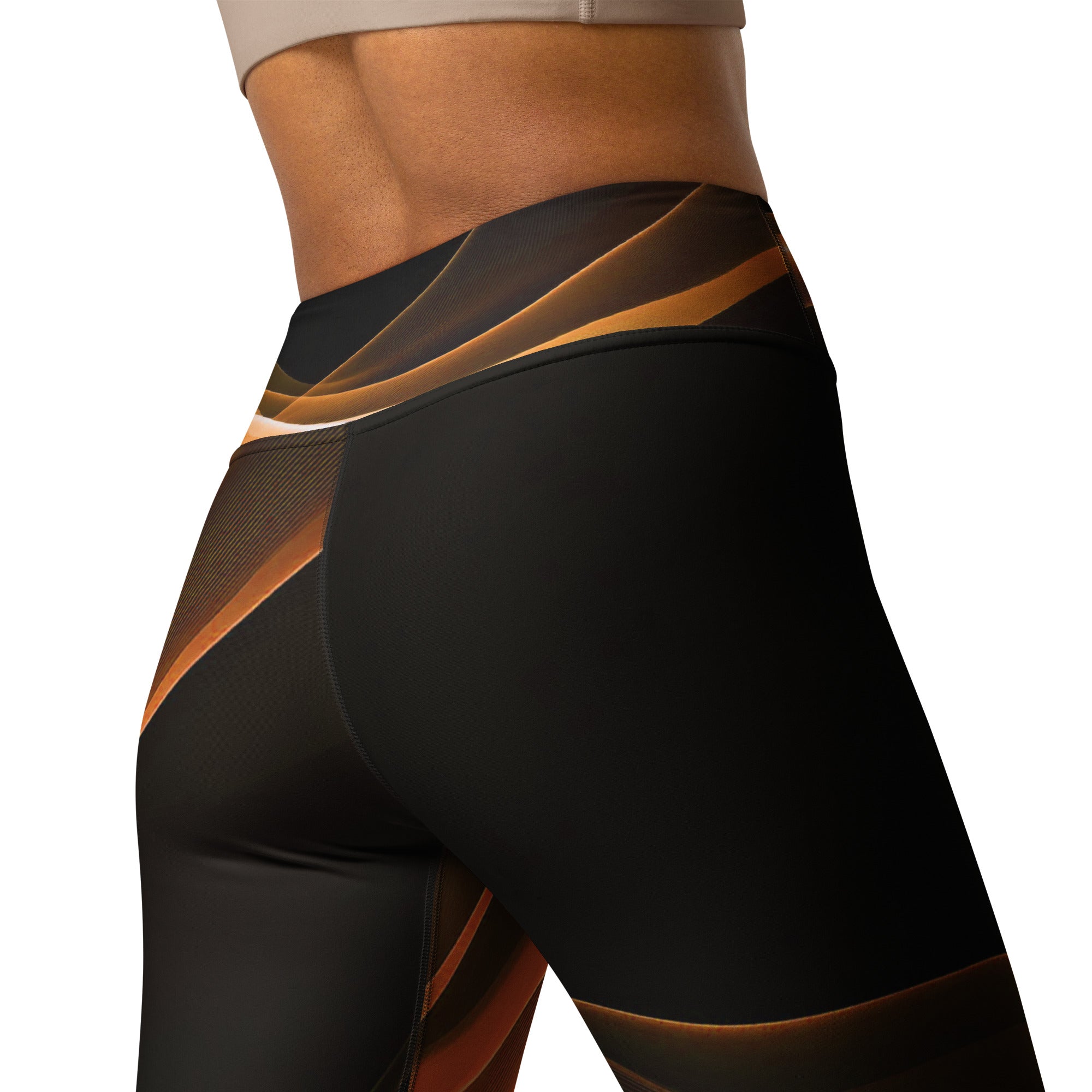 Dance Fitness Leggings. Yoga Pants. Gym or Workout High Waist Leggings. "Moovz" Streetwear by WickedYo.